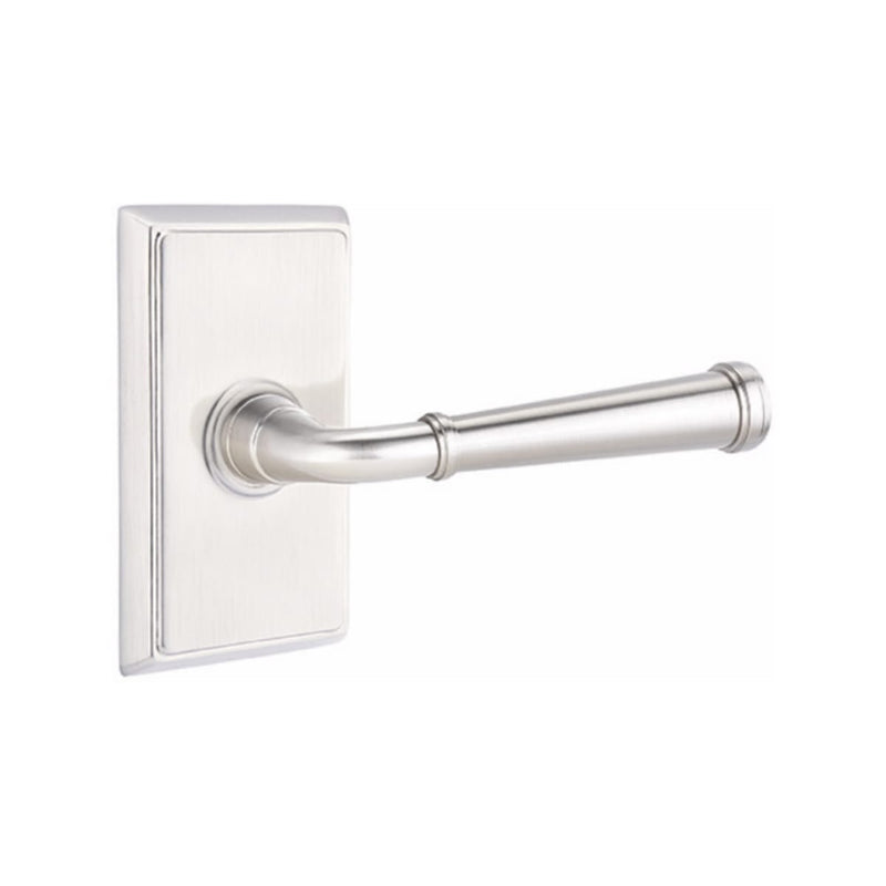 Emtek Merrimack Lever Concealed Screws with Rectangular Rosette