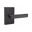 EMTEK Geneva Lever Concealed Screws  with Modern Rectangular Rosette