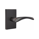 Emtek Triton Lever with Modern Rectangular Rosette Concealed Screws
