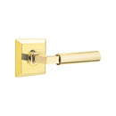 Emtek Select L-Square Smooth Lever with Quincy Rosette