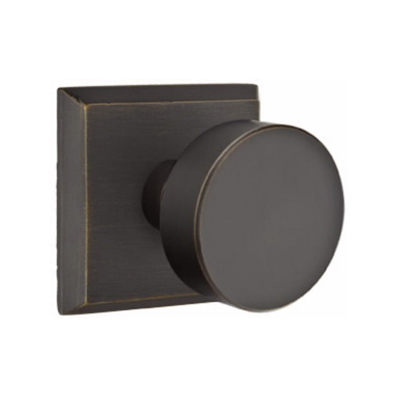 Emtek Sandcast Bronze Round Knob with