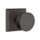 Emtek Sandcast Bronze Round Knob Concealed Screws with