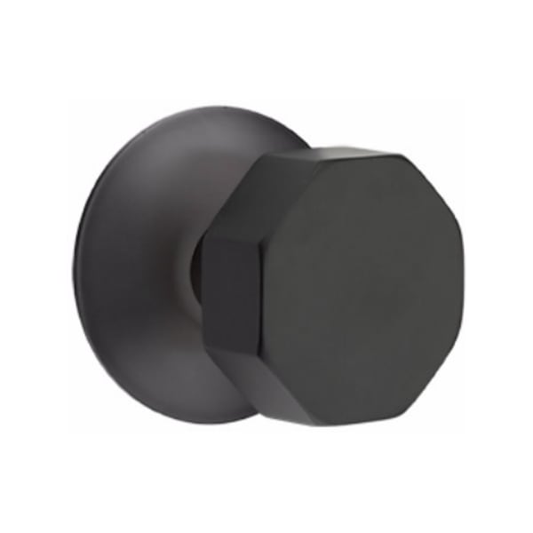 Emtek Octagon Knob with Modern Rosette