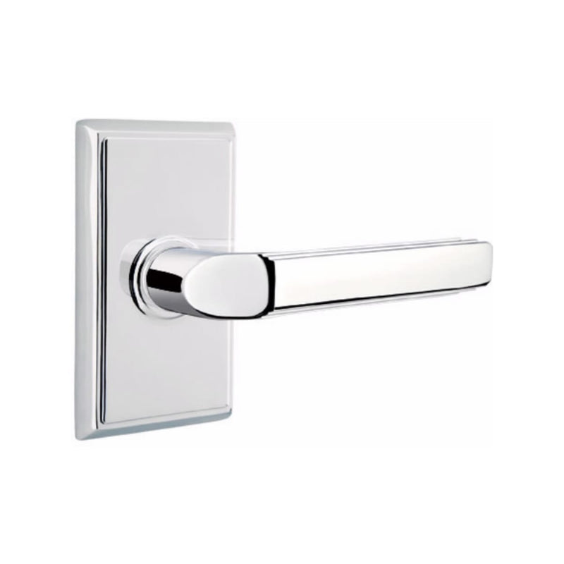 Emtek Milano Lever Concealed Screws with Rectangular Rosette