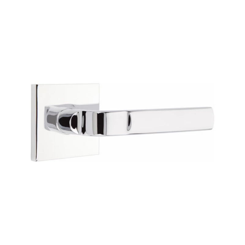 EMTEK Aston Lever Concealed Screws with Square Rosette