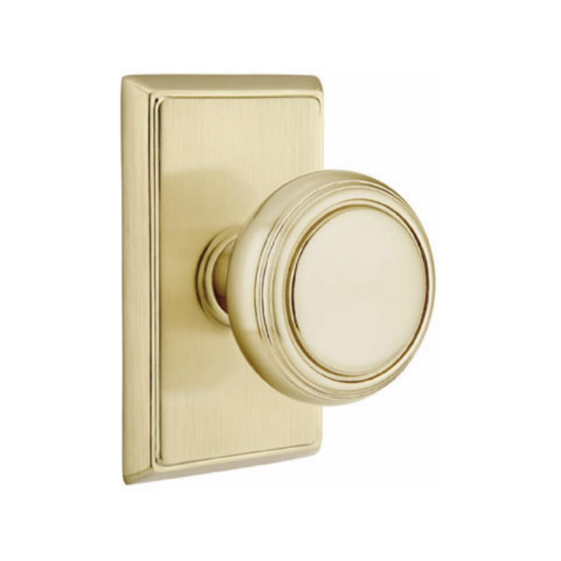 Emtek Norwich Knob With Rectangular Rosette