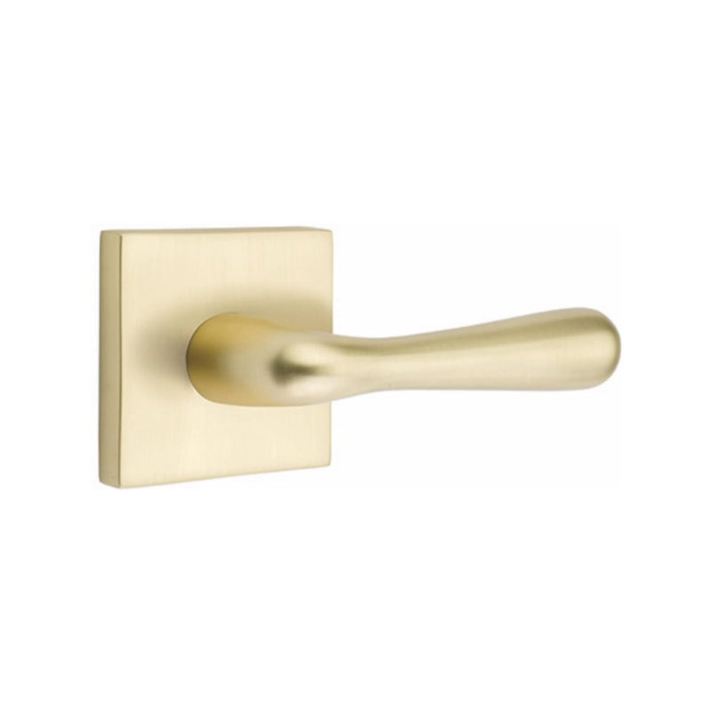 EMTEK Basel Lever Concealed Screws with Square Rosette