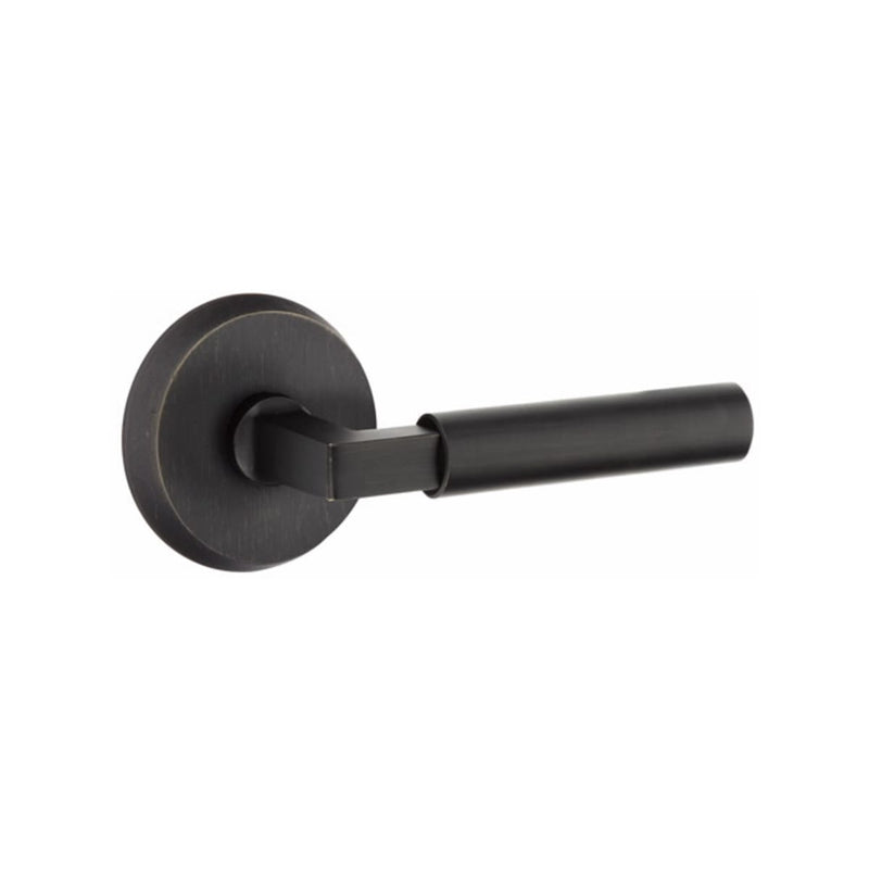 Emtek Sandcast Bronze Bryce Lever Concealed Screws with