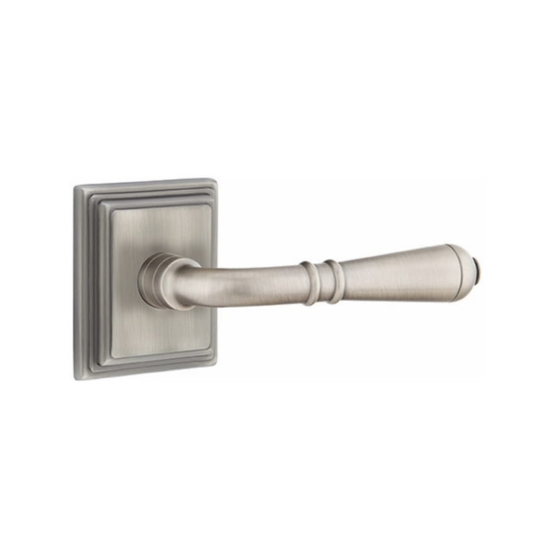 Emtek Turino Lever Concealed Screws with Wilshire Rosette