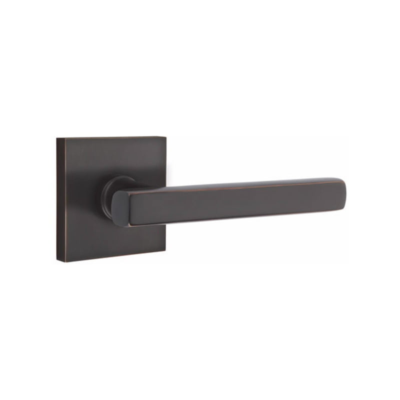 EMTEK Freestone Lever with Square Rosette