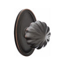 Emtek Melon Knob With Oval Rosette