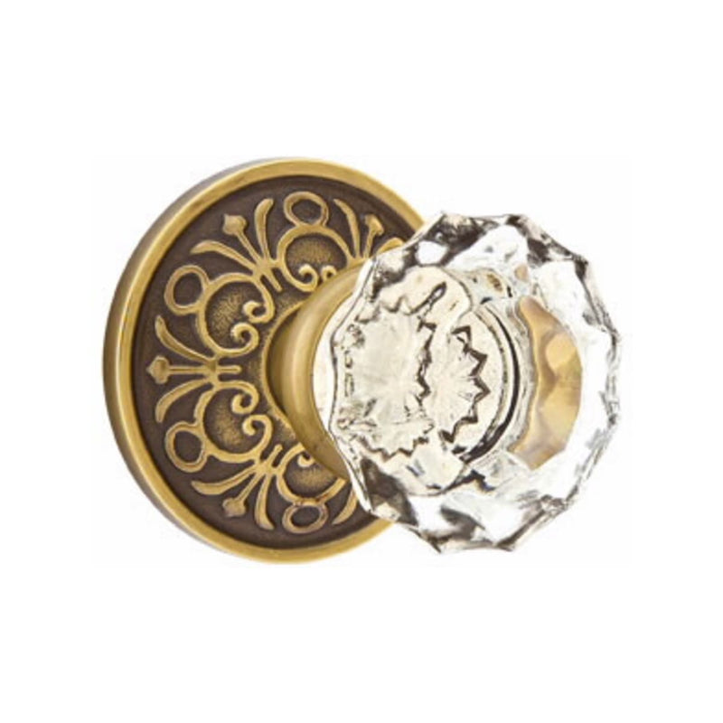 Emtek Astoria Knob Concealed Screws With Lancaster Rosette