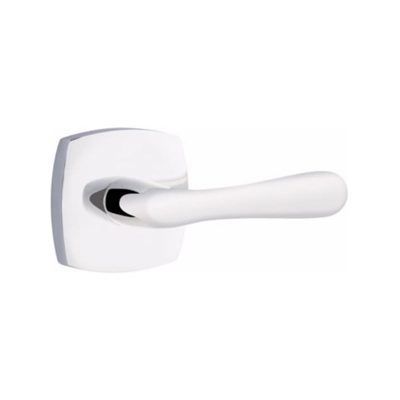 EMTEK Basel Lever Concealed Screws with Urban Modern Rosette