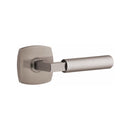 Emtek Select L-Square Smooth Lever Concealed Screws with Urban Modern Rosette