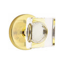 Emtek Modern Square Knob with Disk Rosette