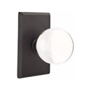 Emtek Glass Bristol Knob Concealed Screws with