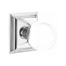 Emtek Bristol Knob Concealed Screws With Wilshire Rosette