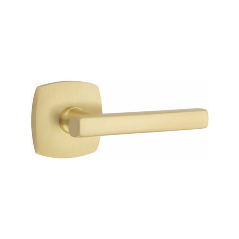 EMTEK Freestone Lever with Urban Modern Rosette