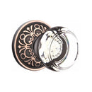 Emtek Georgetown Knob Concealed Screws With Lancaster Rosette