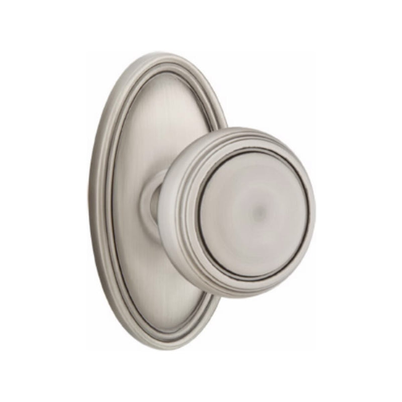 Emtek Norwich Knob With Oval Rosette