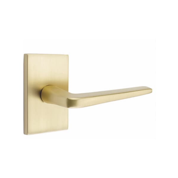 EMTEK Athena Lever Concealed Screws with Modern Rectangular Rosette