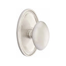 Emtek Egg Knob Concealed Screws With Oval Rosette