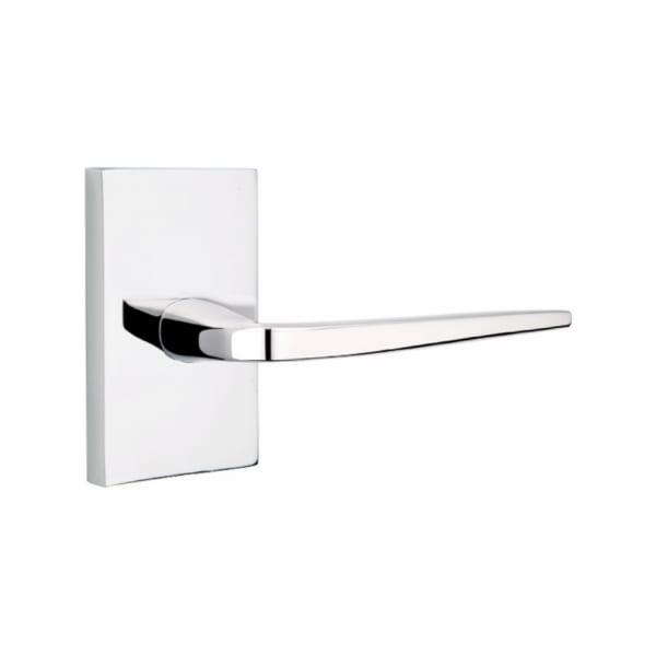 EMTEK Athena Lever Concealed Screws with Modern Rectangular Rosette