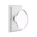 Emtek Hampton Knob With Rectangular Rosette