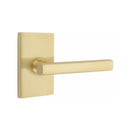 EMTEK Freestone Lever Concealed Screws with Modern Rectangular Rosette