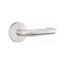 Emtek Tubular Stainless Steel Cologne Lever Concealed Screws with Disk Rosette
