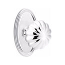 Emtek Melon Knob Concealed Screws With Oval Rosette