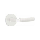 Emtek Select L-Square Knurled Lever with Disk Rosette