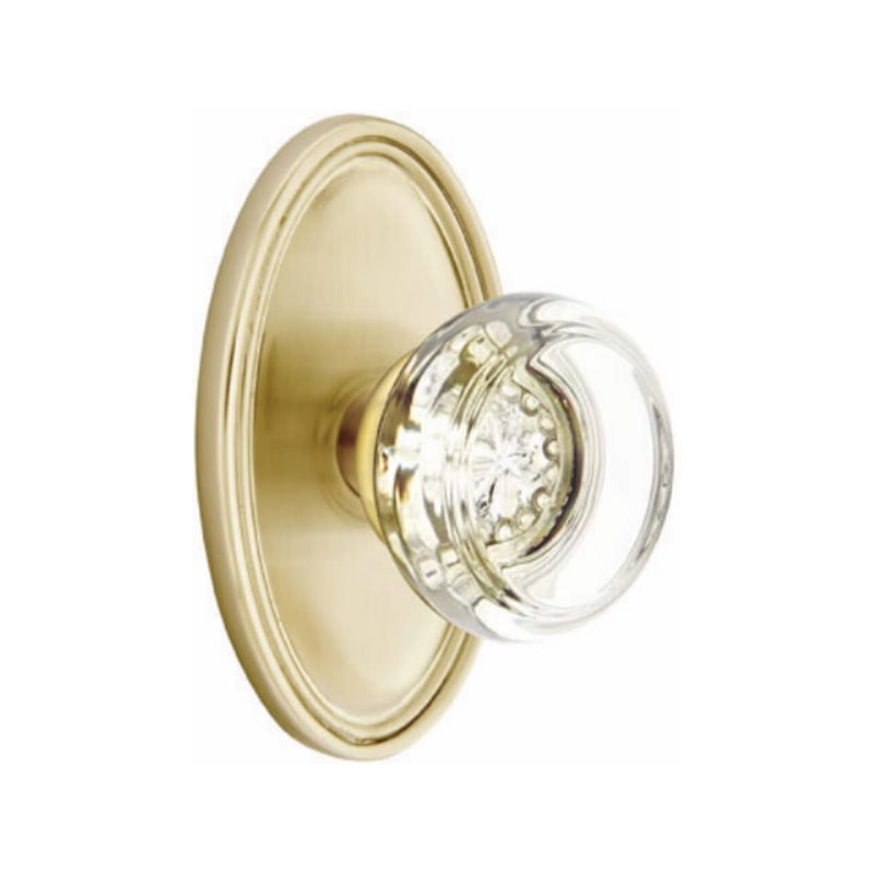 Emtek Georgetown Knob With Oval Rosette