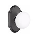 Emtek Brass Rosette Ice White Knob With