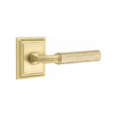 Emtek Select R-BAR Hammered Lever Concealed Screws with Wilshire Rosette