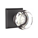 Emtek Glass Georgetown Knob Concealed Screws with