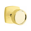 Emtek Select Conical Knurled Knob Concealed Screws with Urban Modern Rosette