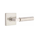 Emtek Select L-Square Hammered Lever with Square Rosette