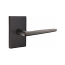 Emtek Hermes Lever with Modern Rectangular Rosette