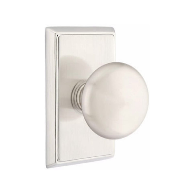 Emtek Providence Knob With Rectangular Rosette