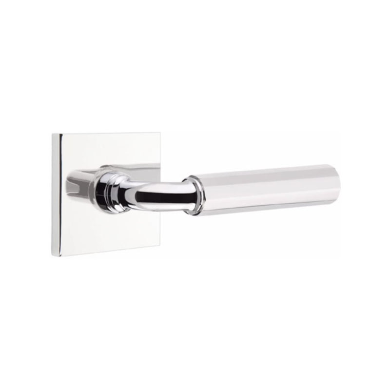 Emtek Select R-BAR Faceted Lever with Square Rosette