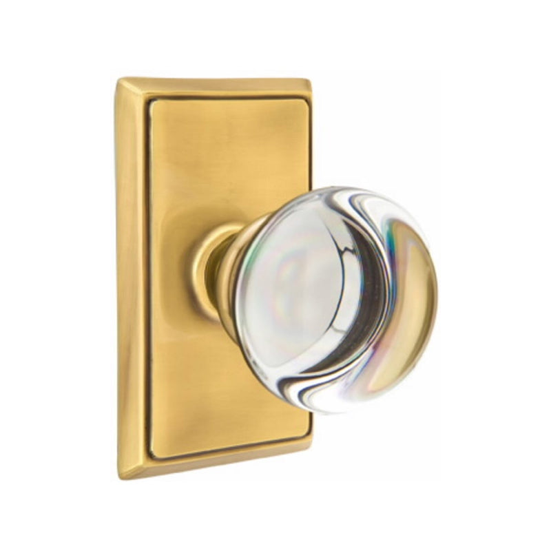 Emtek Providence Knob Concealed Screws With Rectangular Rosette