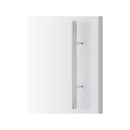 Emtek Square Long Door Pulls - Stainless Steel