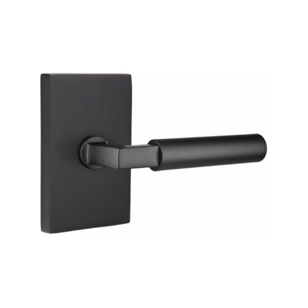 Emtek Hercules Lever with Modern Rectangular Rosette Concealed Screws