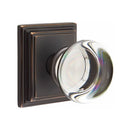 Emtek Providence Knob Concealed Screws With Wilshire Rosette