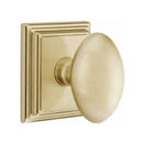Emtek Egg Knob With Wilshire Rosette