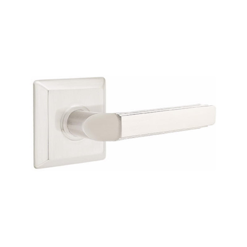 Emtek Milano Lever Concealed Screws with Quincy Rosette