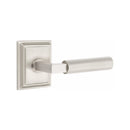 Emtek Select L-Square Faceted Lever with Wilshire Rosette