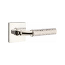 Emtek Select R-BAR Hammered Lever Concealed Screws with Square Rosette