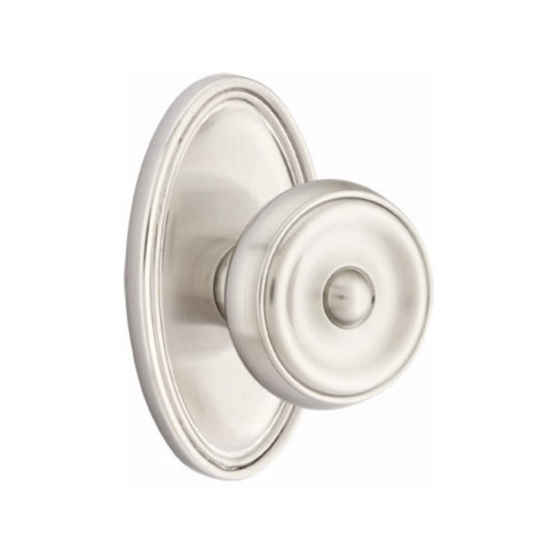 Emtek Waverly Knob With Oval Rosette